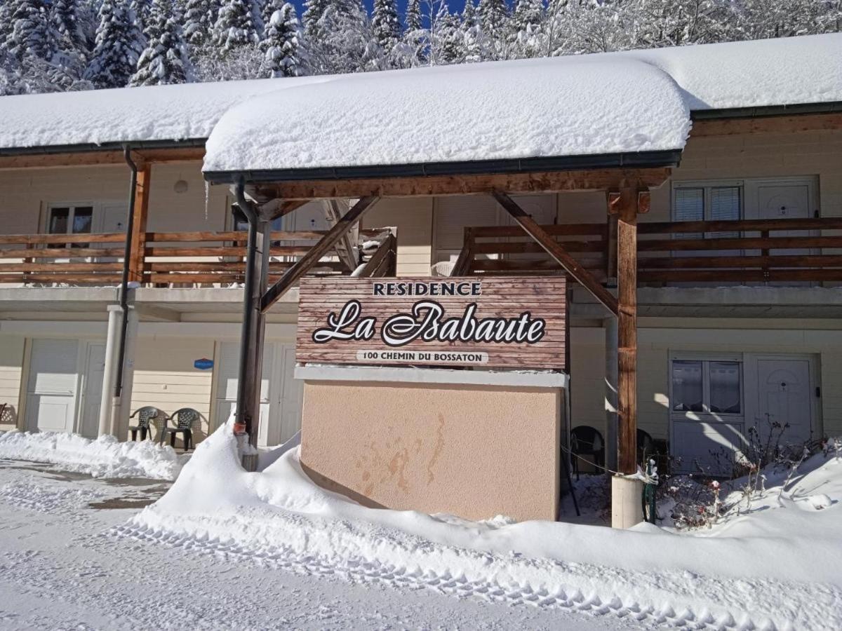 Babaute 7, Studio Typique Au Pied Des Pistes Prémanon 外观 照片